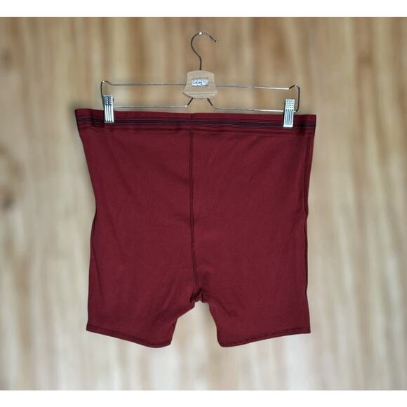 Skims Womens Plus Size 2X Boyfriend Boxer Shorts Red Lounge Sleepwear Comfort - Picture 4 of 8